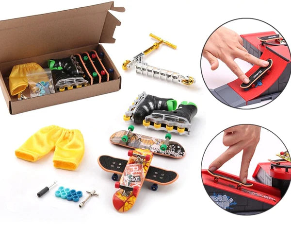 Kit Skate de Dedo Profissional - Fingerboard