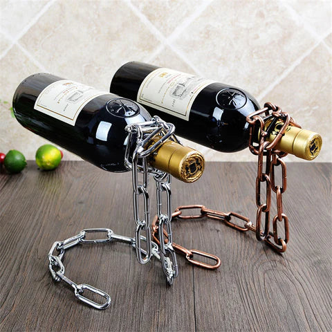 Suporte corrente de vinho